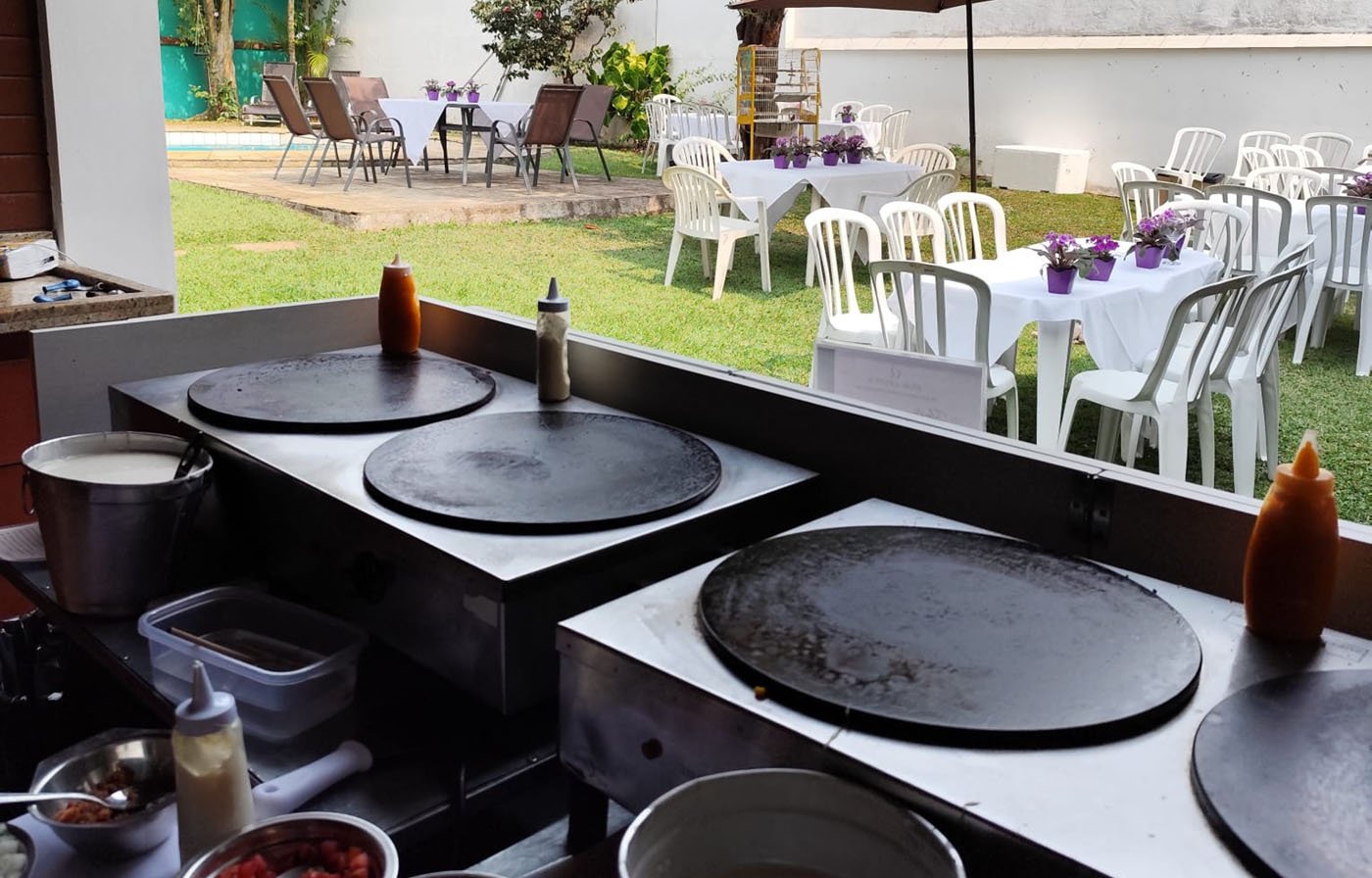 Buffet de Crepe Francês Para Eventos